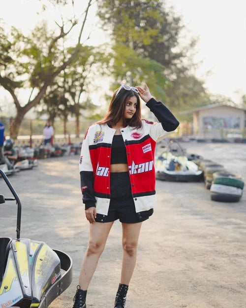 Black AIR F1 Racing Jacket by Noirvex
