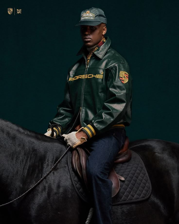 Porsche Vintage Leather Racing Jacket – Retro Motorsport Statement | Noirvex